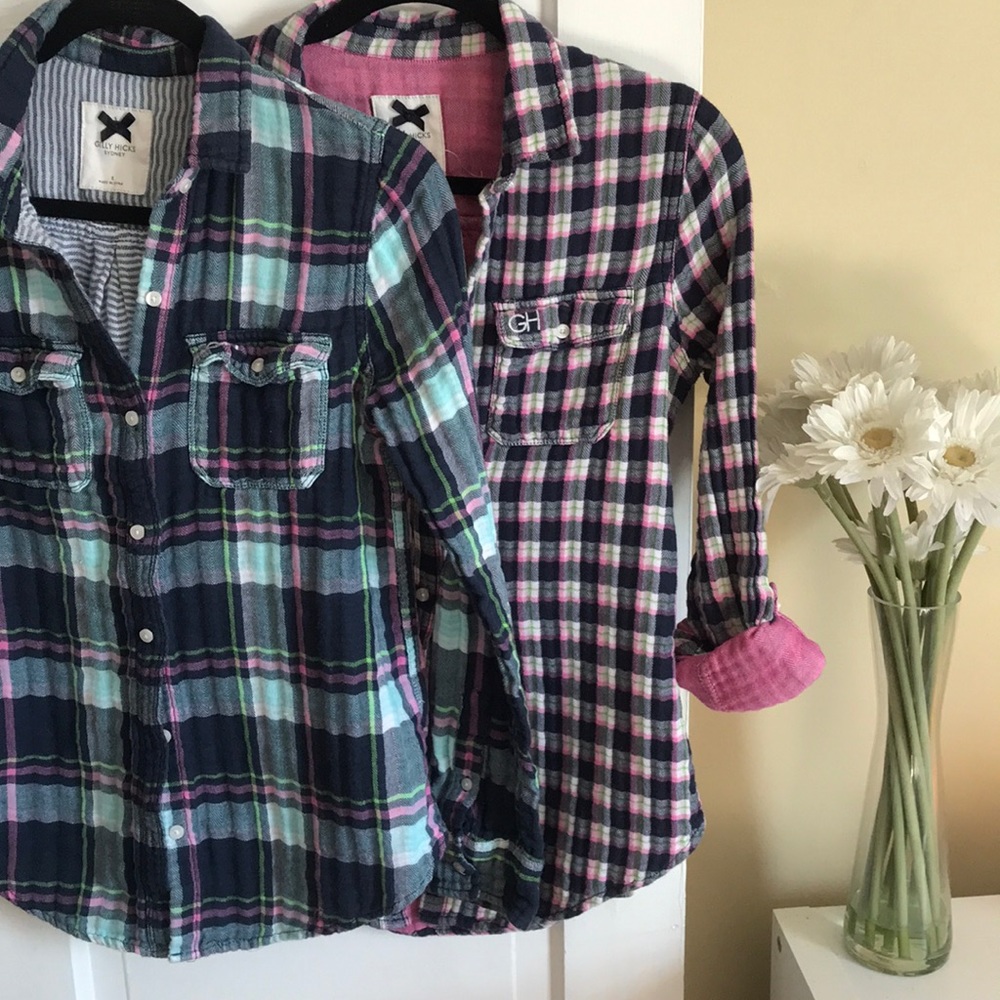 Two Gilly Hicks flannels